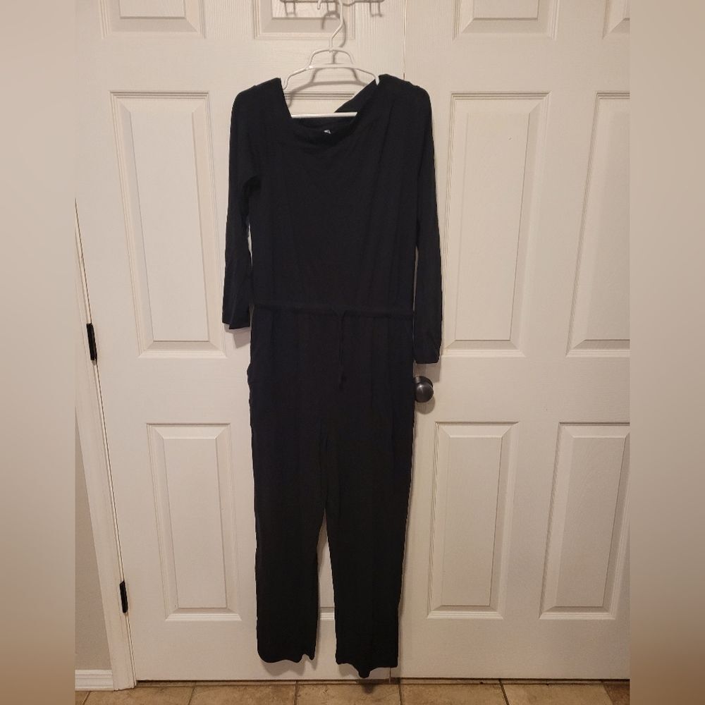 Culture Code‎ black 1X woman's jumpsuit